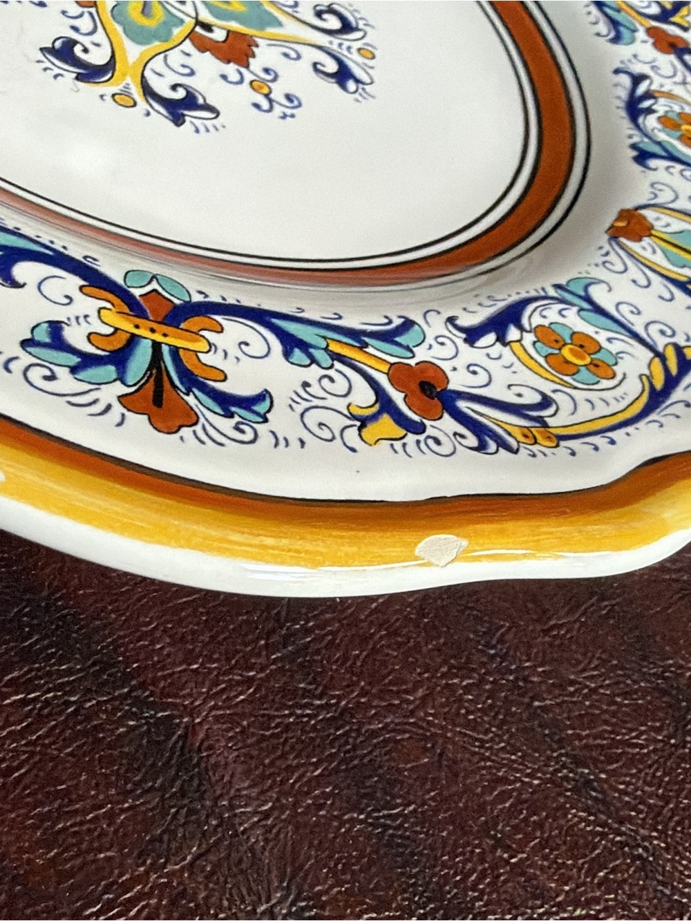 Sur la Table Nova Deruta Salad/Dessert Plate - Set of 3 (not 4) - Picture 7 of 8